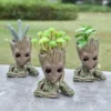 Baby Groot Flower Pot Home Decoration Planters For Indoor Plants Anime Heroism Figure Office Desktop Display Ornament Pen Holder 1