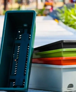 Hanging Planter for Balcony Railing Plant Basket Fence Planter Home Decor Window Box Planter Flower Pot for Garden Deck Yard 6L 5