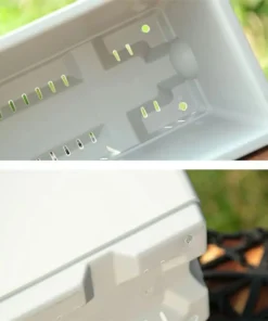 1Pc Eco-Friendly Rectangular Flowers Pot With Drain Holes Garden Balcony Reusable Plants Vegetables Shatterproof Large Planter 4