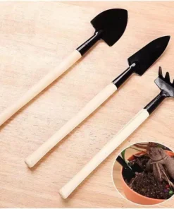 Gardening Tools Three-Piece Set Mini Garden Tools Multi-Function Shovel Harrow Shovel Household Plant Pine Soil Shovel 1