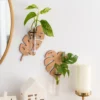 Leaf Shape Wall Planters for Indoor Plants Plant Propagation Station  Wall Decor Art Vase Stand for Women Mom Plant Lovers Gifts 1