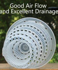 Meshpot Home Decoration Clear Orchid Pots with Holes Cattleya Dendrobium Orchid Plants Pot Cachepot in 10cm 12cm 15cm 4