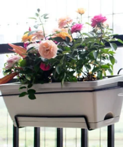 Hanging Planter for Balcony Railing Plant Basket Fence Planter Home Decor Window Box Planter Flower Pot for Garden Deck Yard 6L 3