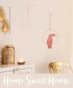 2 Pack 12 Inch Hanging Plant Bracket Wall Hooks Decorative Plant Hangers for Outdoor Bird Feeders, Wind Chimes Plant Baskets 6