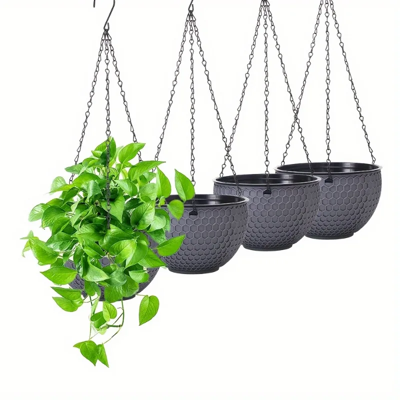 Garden Hanging Planter Macrame Plant Storage Basket Indoor Outdoor Flower Pot Holder Plant Hangers Home Decor Hanging Plant 3