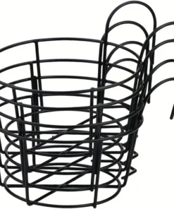 4pcs Stylish Round Metal Hanging Planters - Perfect for Balcony, Garden & Indoor Decor! 2