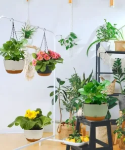 Breathe Hanging Basket Thickened Plastic Wall Mounted Automatic Water Flowerpot for Office Garden Artistic Decoration 행잉 플랜터 2