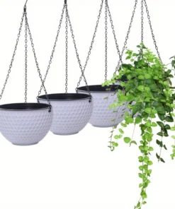 Garden Hanging Planter Macrame Plant Storage Basket Indoor Outdoor Flower Pot Holder Plant Hangers Home Decor Hanging Plant 4