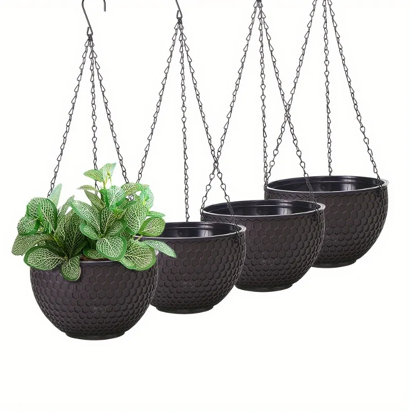 Garden Hanging Planter Macrame Plant Storage Basket Indoor Outdoor Flower Pot Holder Plant Hangers Home Decor Hanging Plant 1