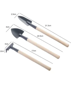 Gardening Tools Three-Piece Set Mini Garden Tools Multi-Function Shovel Harrow Shovel Household Plant Pine Soil Shovel 4