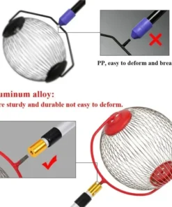 Adjustable Rolling Ball Nut Harvester - Easy Rolling Pickup, Manual Outdoor Tool | For Walnuts, Pecans & Crab Apples 5