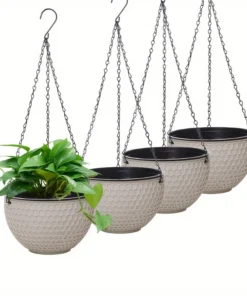 Garden Hanging Planter Macrame Plant Storage Basket Indoor Outdoor Flower Pot Holder Plant Hangers Home Decor Hanging Plant 2