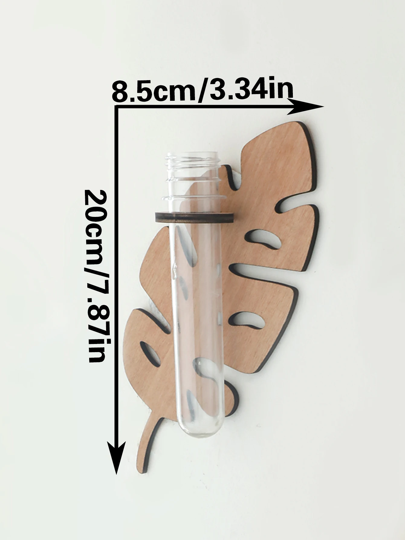 Leaf Shape Wall Planters for Indoor Plants Plant Propagation Station Wall Decor Art Vase Stand for Women Mom Plant Lovers Gifts 5