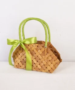 DIY Durable Fashionable Handmade Flower Pots Handheld DIY Sundries Organizer MultiSize Foldable Storage Basket Home 5