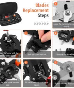 Professional Grafting Pruner Scissors Garden Tool - Branch Cutter Secateur for Pruning Fruit Trees Plant Care Vaccination Cut Ch 6